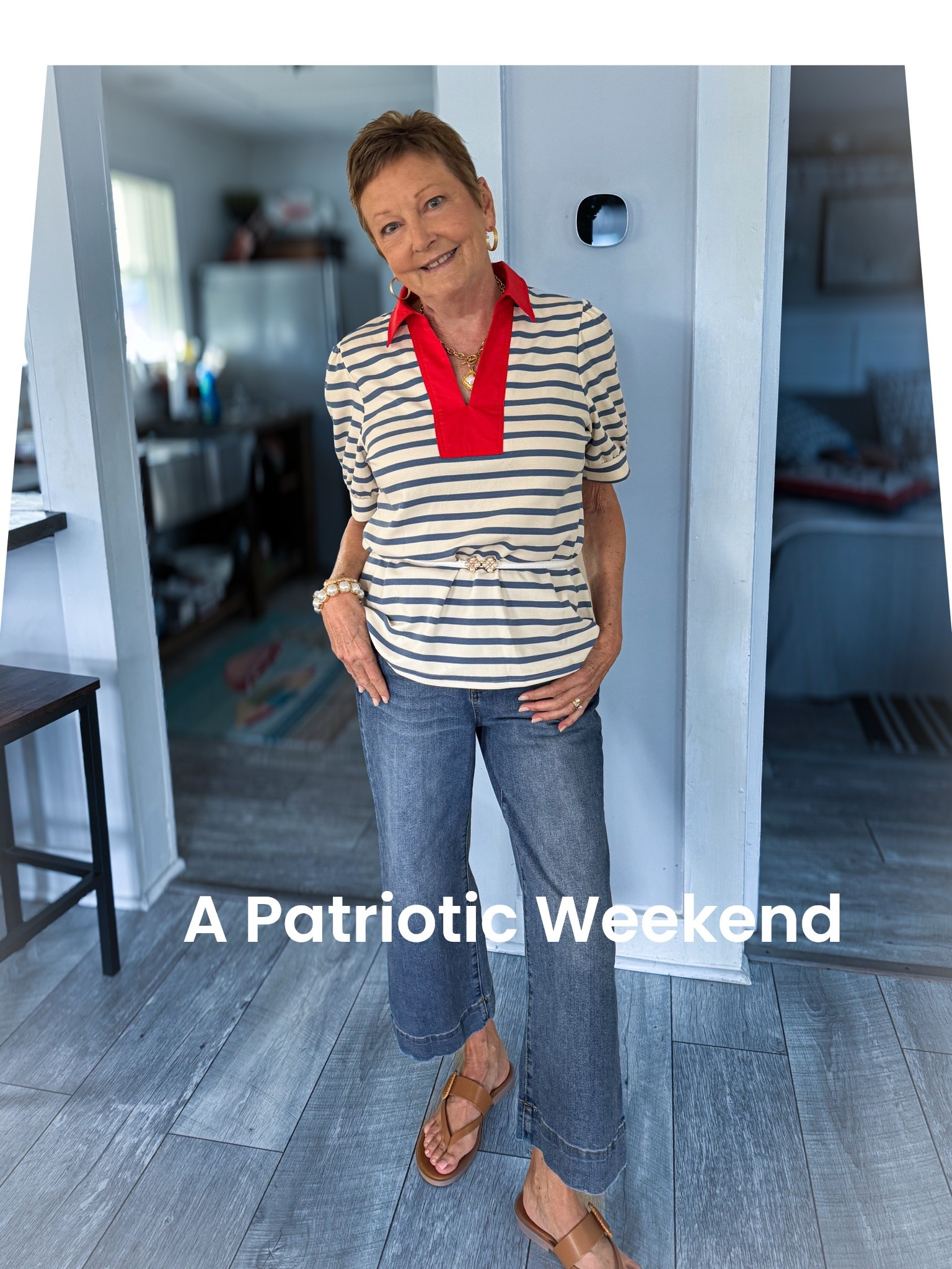 Dressing for life’s occasions lift your spirits. See this comfy fun look for a patriotic weekend.

#LTKSeasonal #LTKOver40 #LTKMidsize