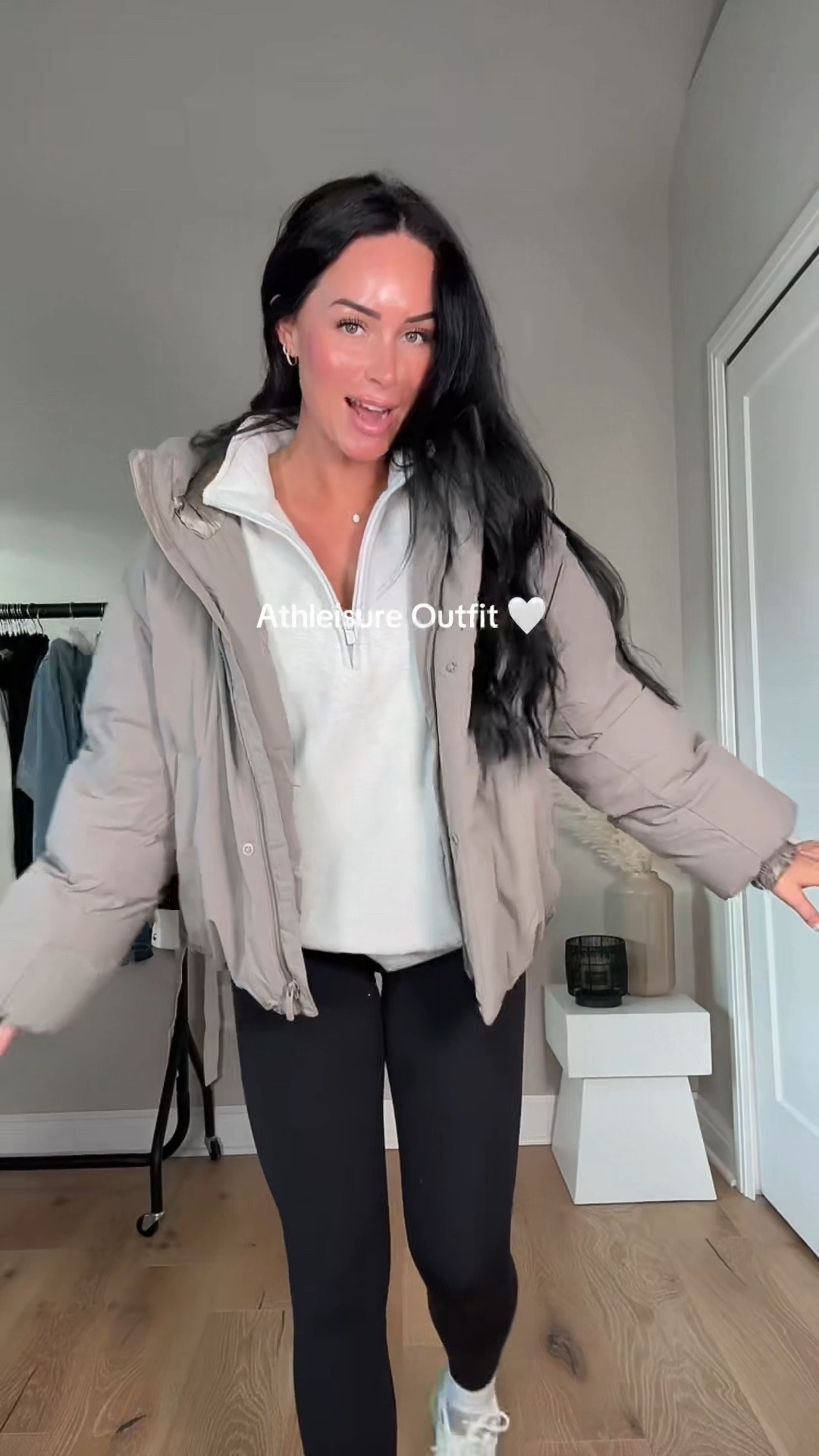 Neutral Athleisure Outfit Inspo ✨ I will have my outfit & sizing deets on my LTk in the outfit inspo section! 

My sizing 5’7, 145lbs, 32dd
I’m wearing a size small tops, size 4 leggings 

#LTKActive #LTKgrwm #LTKootd