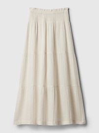 Crinkle Gauze Tiered Maxi Skirt | Gap (CA)