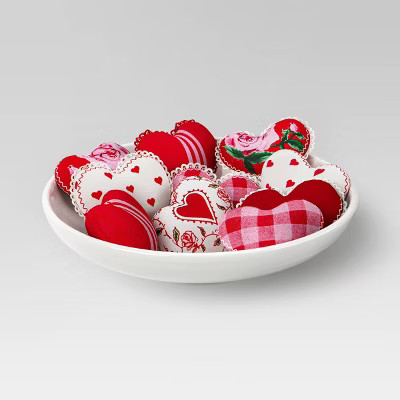 Mixed Pattern Heart Valentine's Decorative Filler Set - Threshold™ | Target