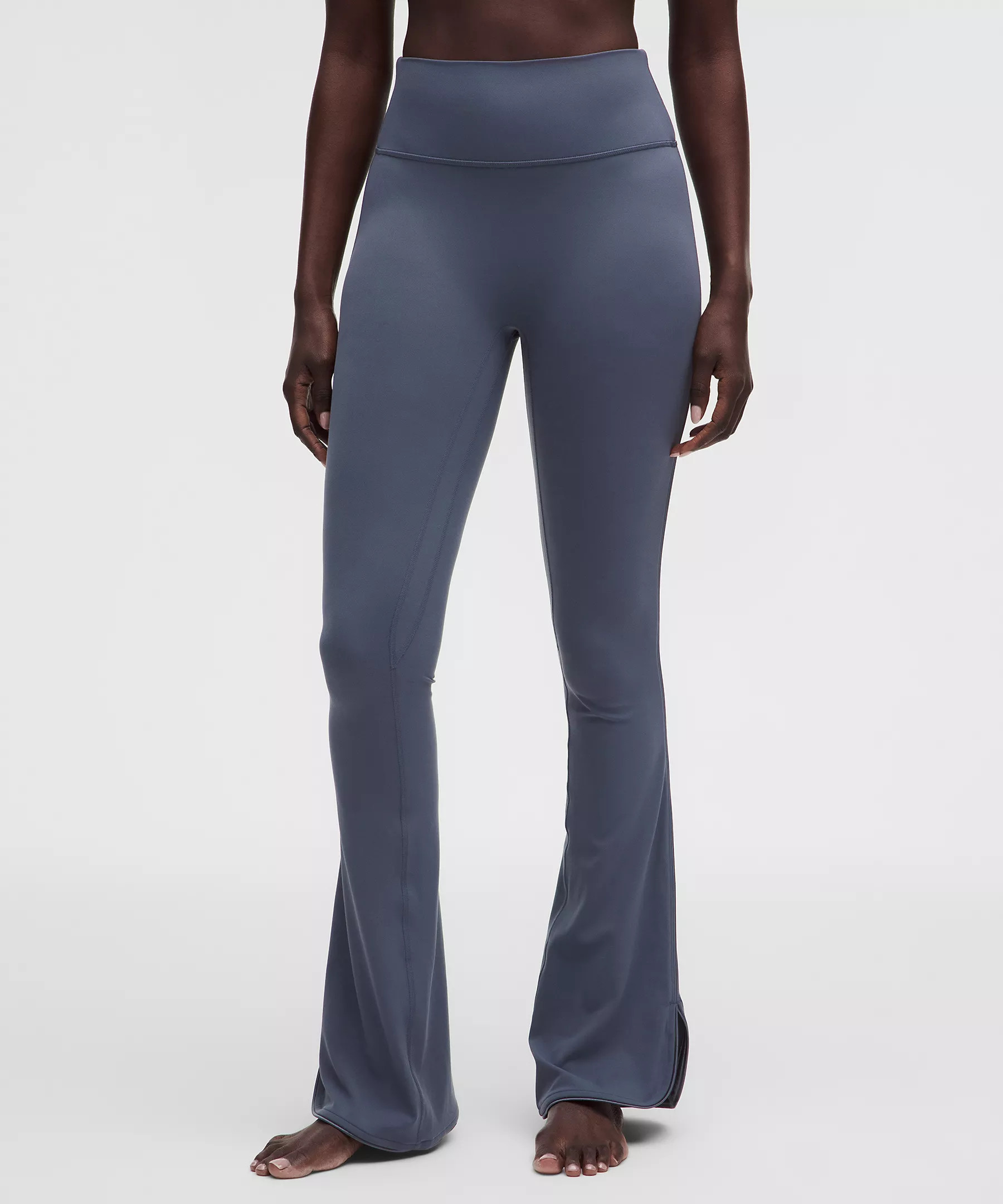 Nulu Satiny-Trim High-Rise Flared Pant | Lululemon (US)