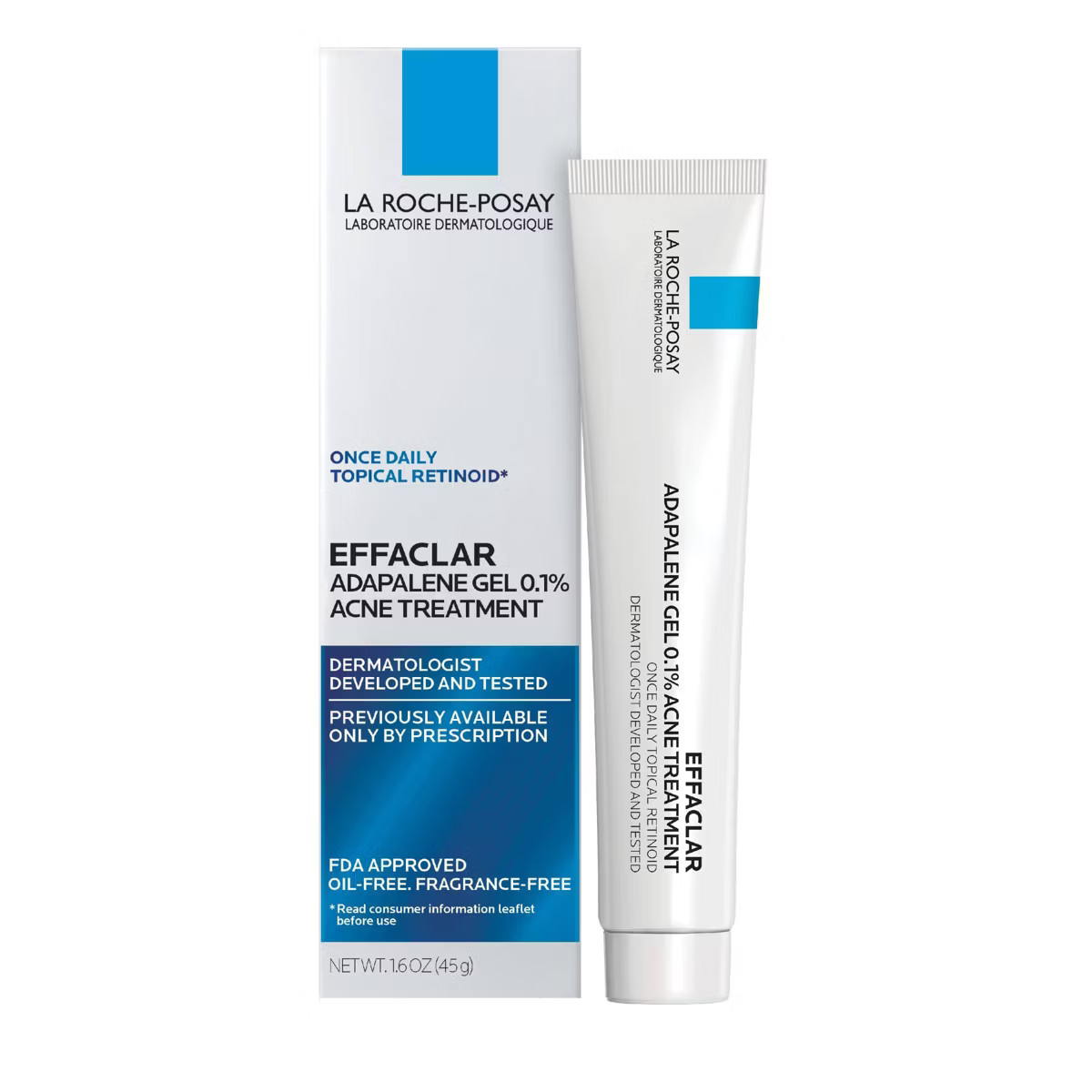 La Roche Posay Unscented Effaclar Adapalene Topical Retinoid Oil Free Acne Treatment - 1.6oz: For... | Target