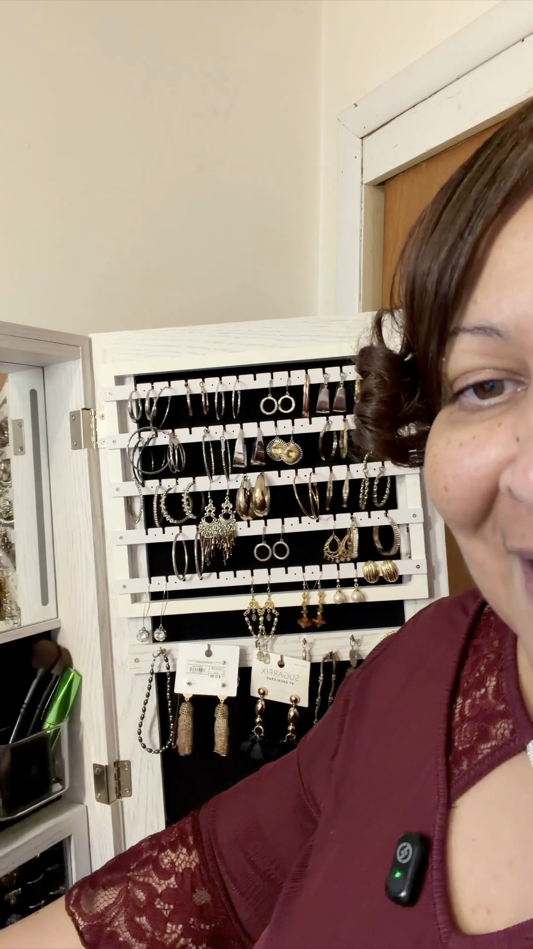 Go above and beyond with this Mother’s Day Gift!

Why not go all out and spin Mom a little extra this year? Jewelry is lovely, but this freestanding jewelry Armoire Cabinet With Mirror may just steal the spotlight instead. 

It swivels 360° and with extra hooks in the back she can hang her bags and scarfs so that they can stay organized too!

Great gift for Mom!

#mothersday


#LTKHome #LTKmorningroutine #LTKMothersDay