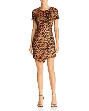 Aqua Leopard Print Faux Suede Dress - 100% Exclusive | Bloomingdale's (US)