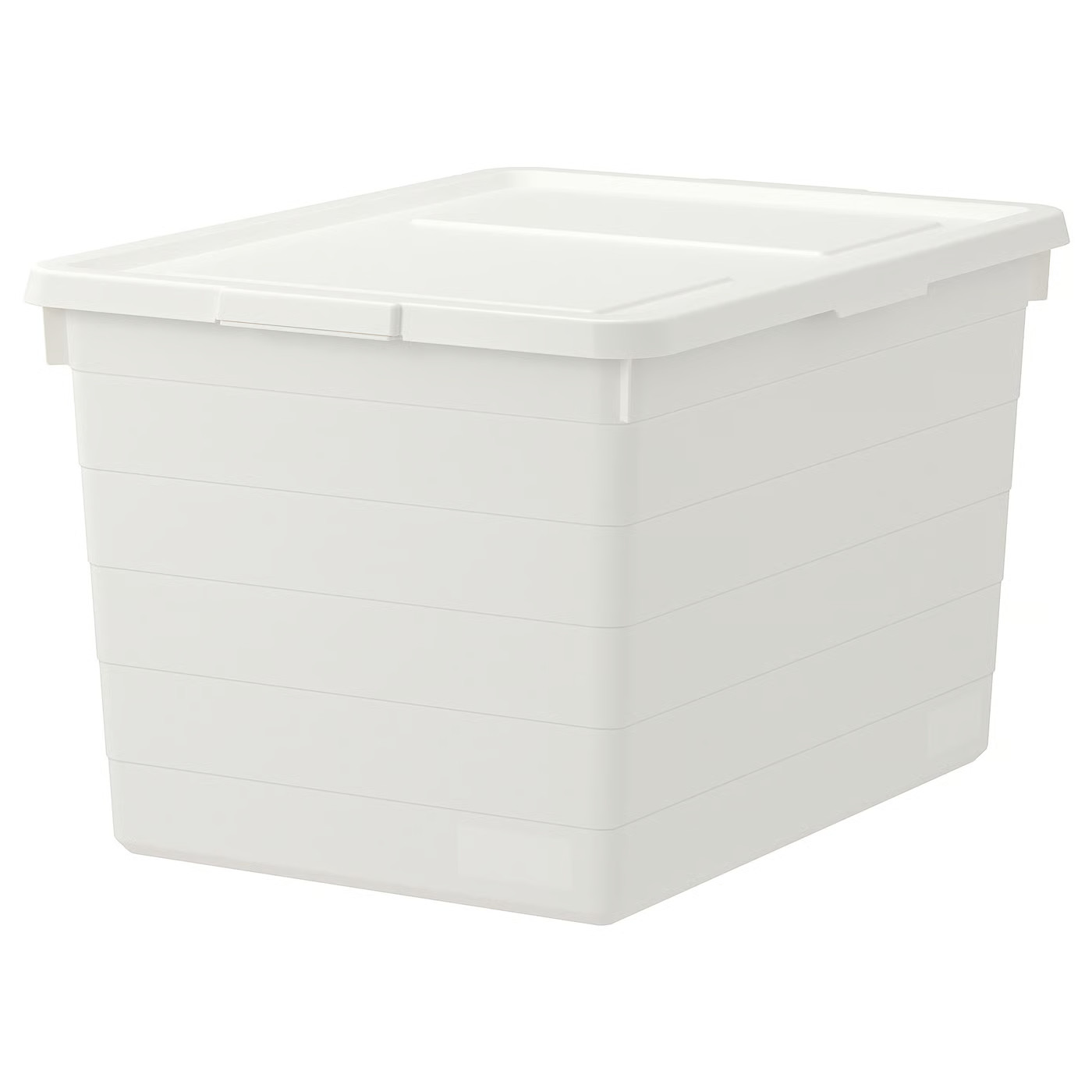 SOCKERBIT Box with lid, white, 15x20x11 ¾ " | IKEA US