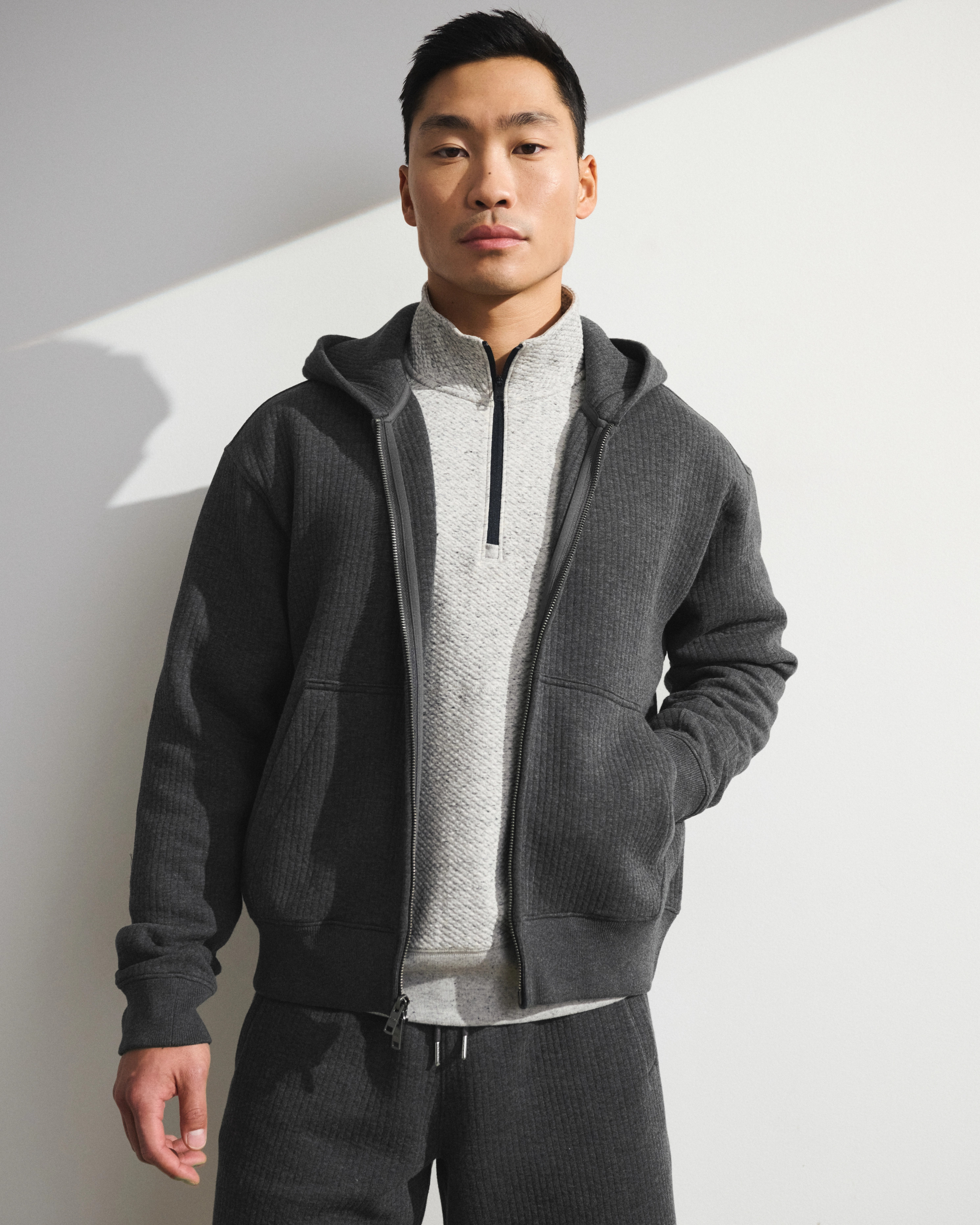 YPB Restore Ribbed Full-Zip | Abercrombie & Fitch (US)
