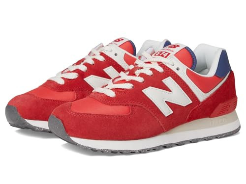 New Balance Women's WL574 Sneaker, True Red/White, 8.5 | Amazon (US)