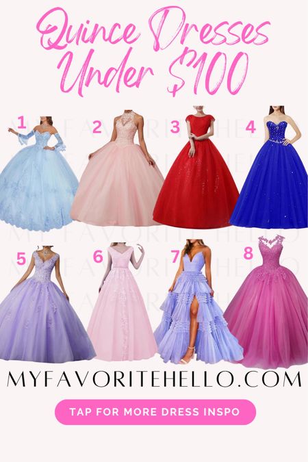 Quince dresses, quinceanara dress, princess dress, teen gown, ball gown dress, quince dresses under $100, Amazon fashion #quincee

#LTKsalealert #LTKparties #LTKfindsunder100