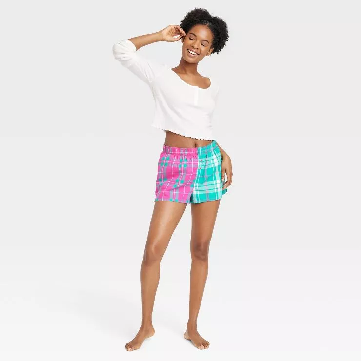 Women's boxer pajama discount shorts