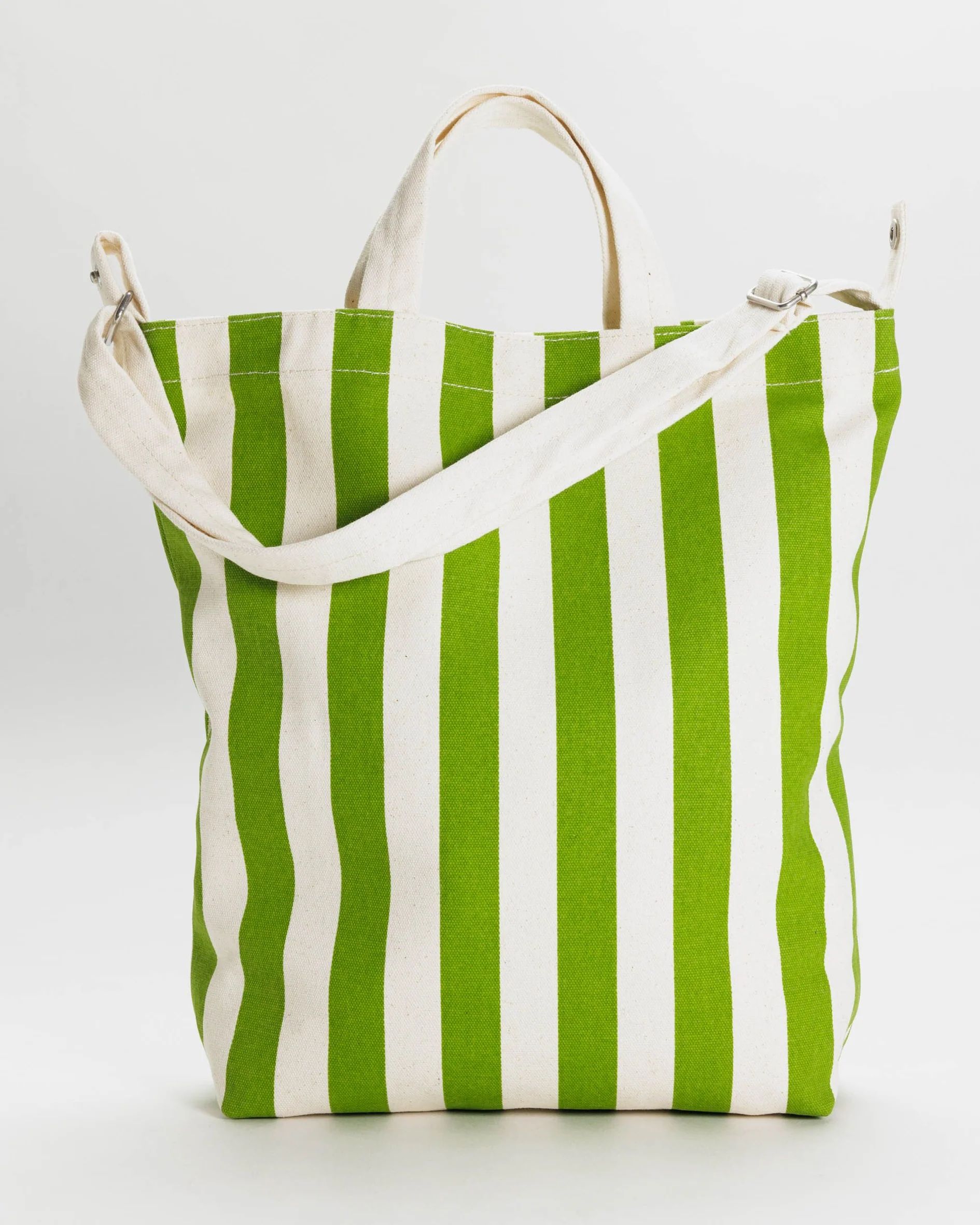 Duck Bag : Green Awning Stripe - Baggu | BAGGU