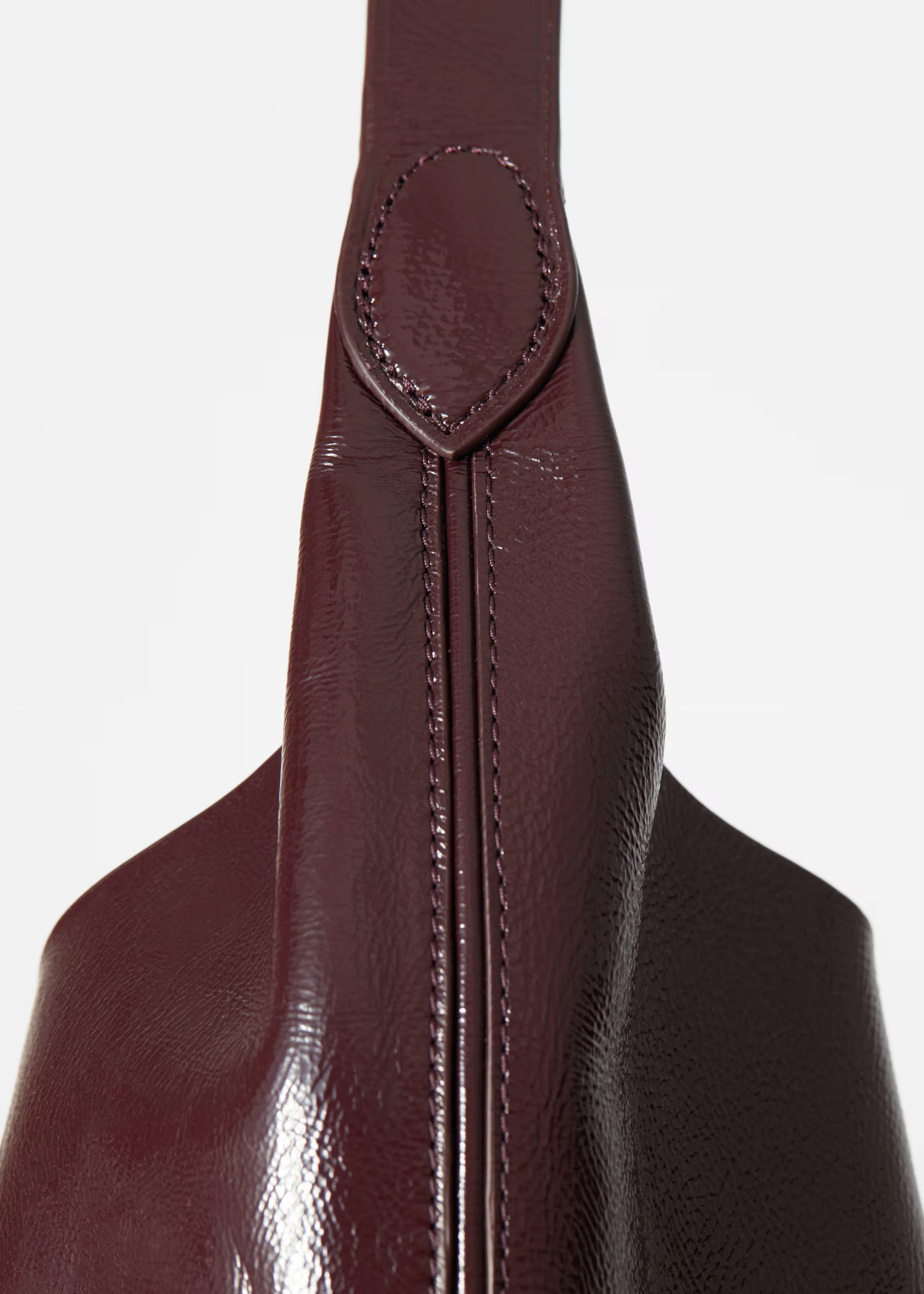 Large Patent-Leather Tote Bag | & Other Stories - US