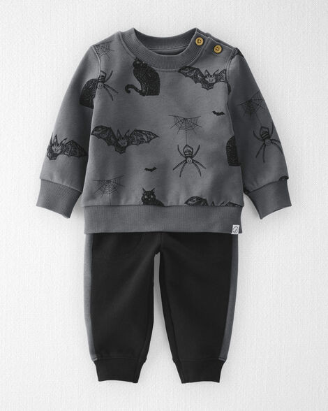 Baby 2-Piece Fleece Top & Pant Set Made with Organic Cotton - Little Planet | Carter's | Carter's Inc