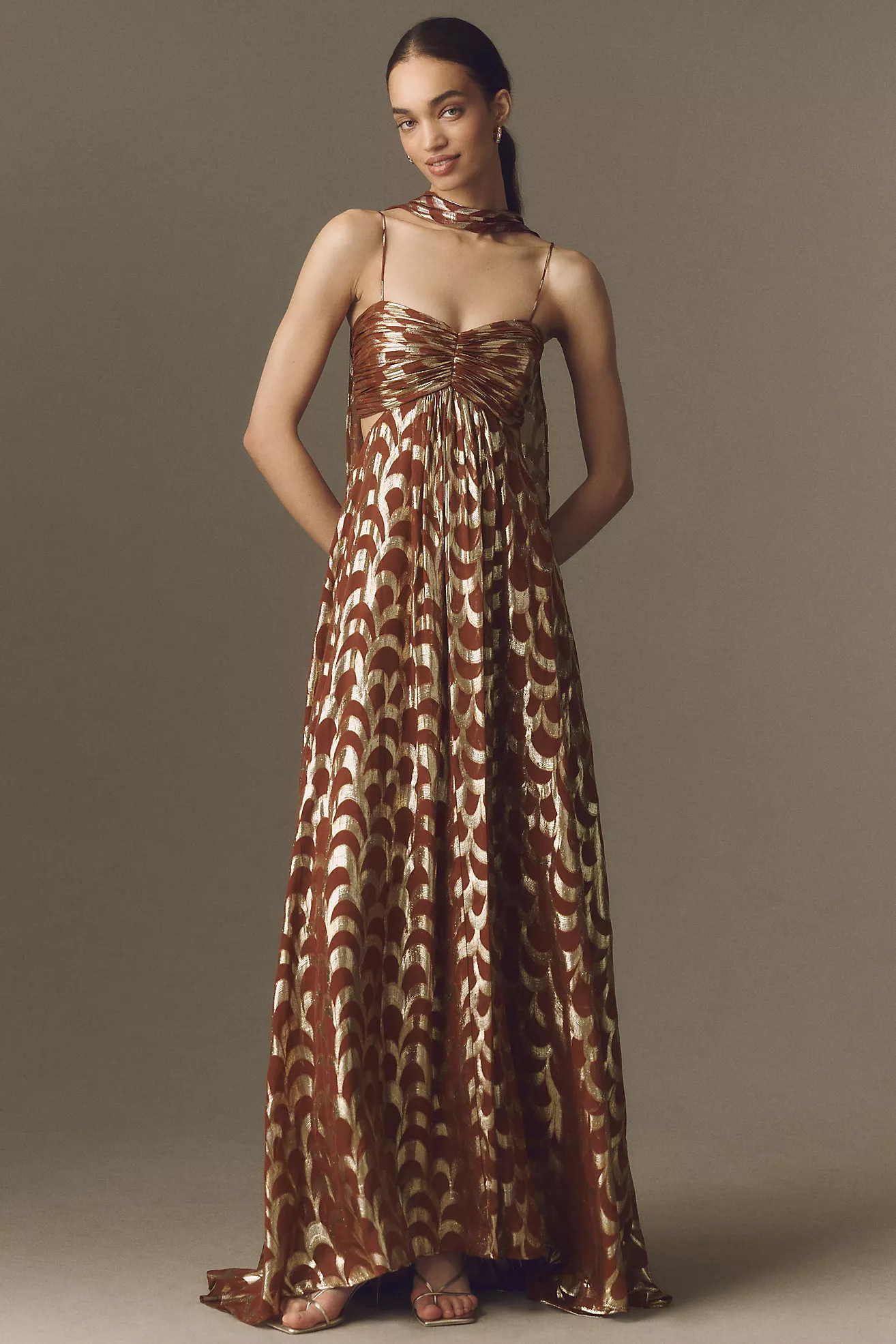 Delfi Collective Adele Sweetheart Maxi Dress | Anthropologie (US)
