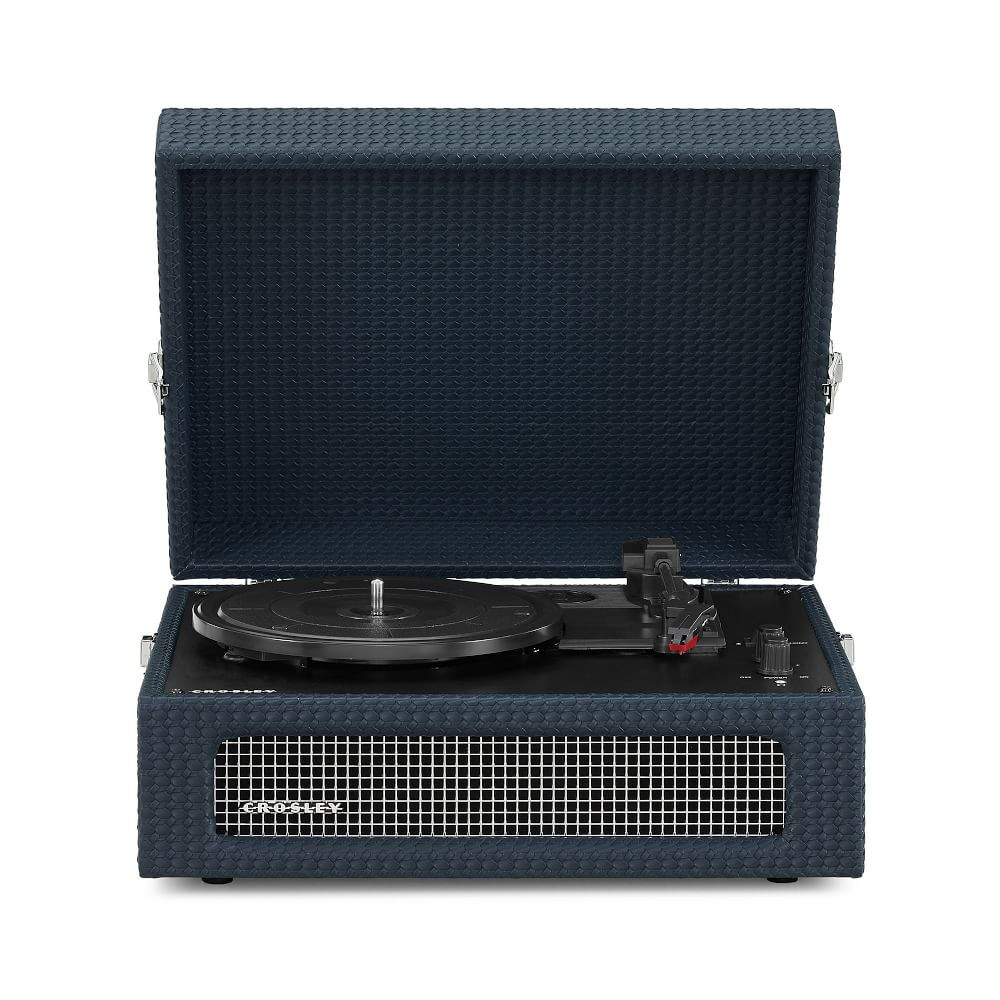Crosley Voyager Turntable - Navy | West Elm (US)