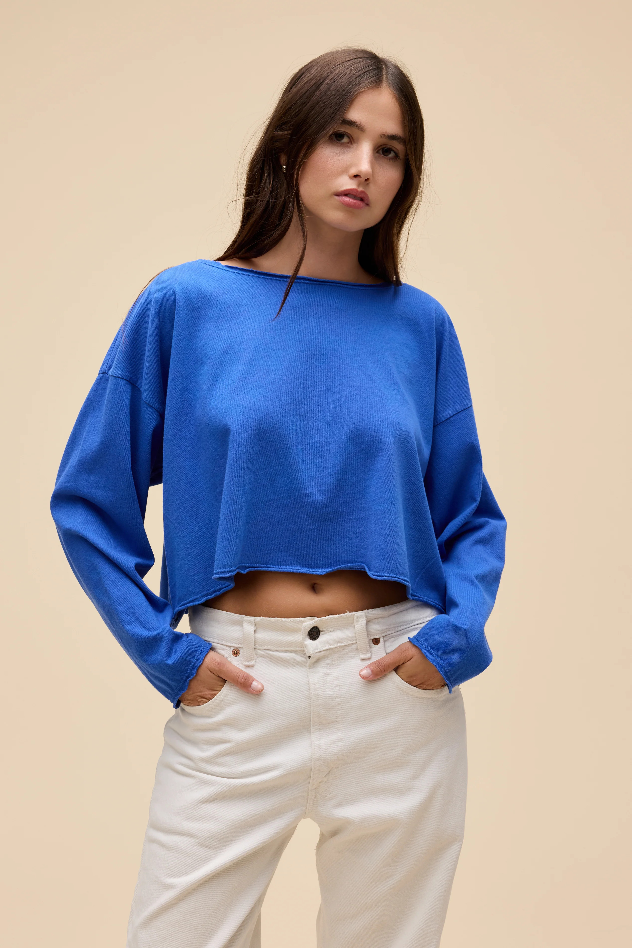 Solid Off-The-Shoulder Long Sleeve | Daydreamer