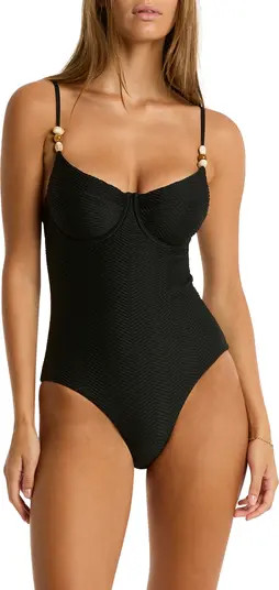 Sea Level Caracus Balconette Underwire One-Piece Swimsuit | Nordstrom | Nordstrom