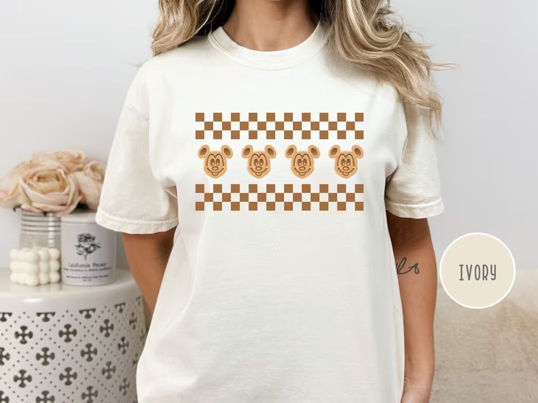 Mickey Waffle Shirt Disney Comfort Colors Mickey Shaped Food - Etsy | Etsy (US)