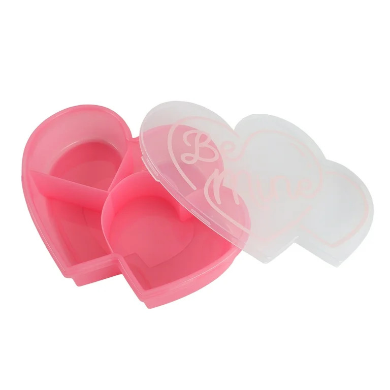 Cook with Color, Heart Shaped Snack Box, Reusable Food Storage Container with Lid, Best Used for ... | Walmart (US)
