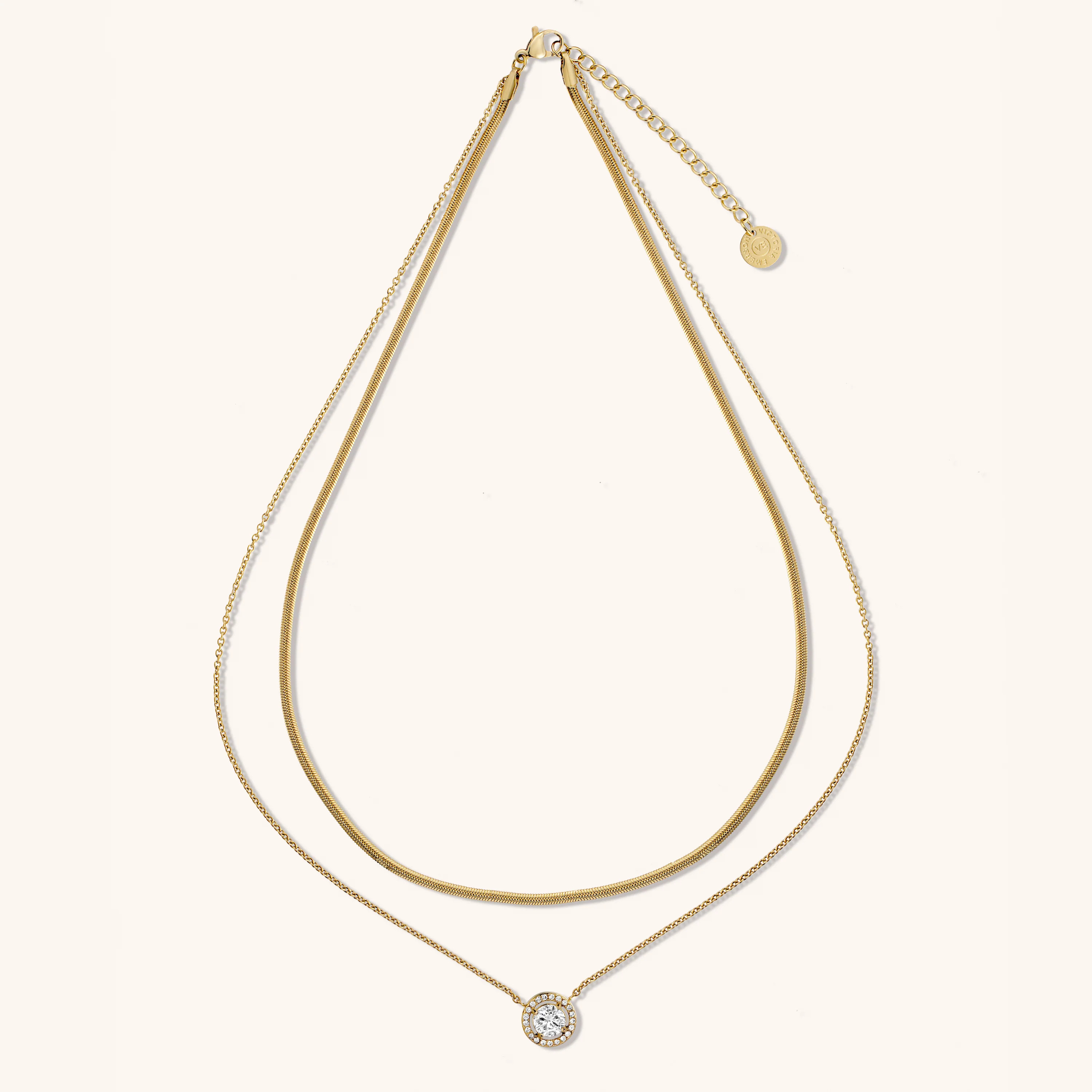 Ellie Pre-Layered Necklace | Victoria Emerson
