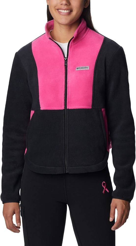 Columbia Women's Tested Tough in Pink Colorblock Full Zip | Amazon (US)