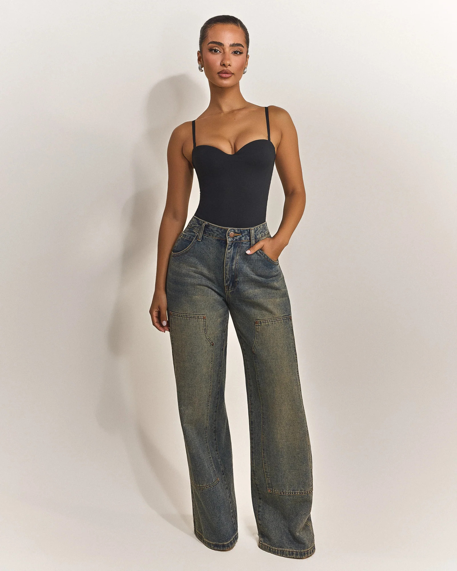 The Sculpt Bodysuit in Black | Mars The Label