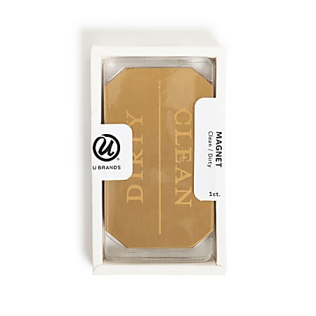 U Brands Dishwasher Magnet 2 38 x 3 78  Gold - Office Depot | Office Depot and OfficeMax 