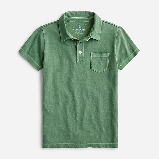 Kids' short-sleeve garment-dyed polo shirt | J. Crew US