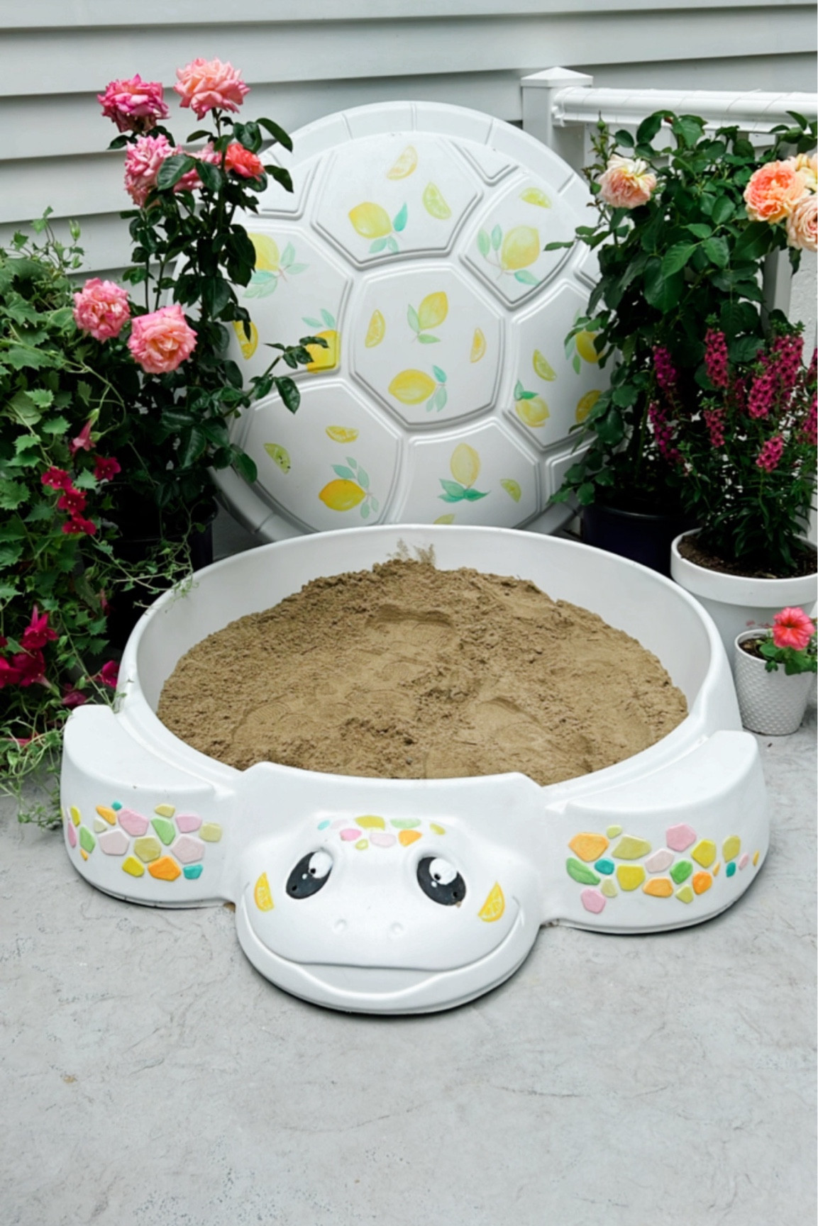 Little tikes sandbox makeover - easy tropical DIY for summer. Kids activity 

#LTKfamily #LTKSeasonal #LTKkids