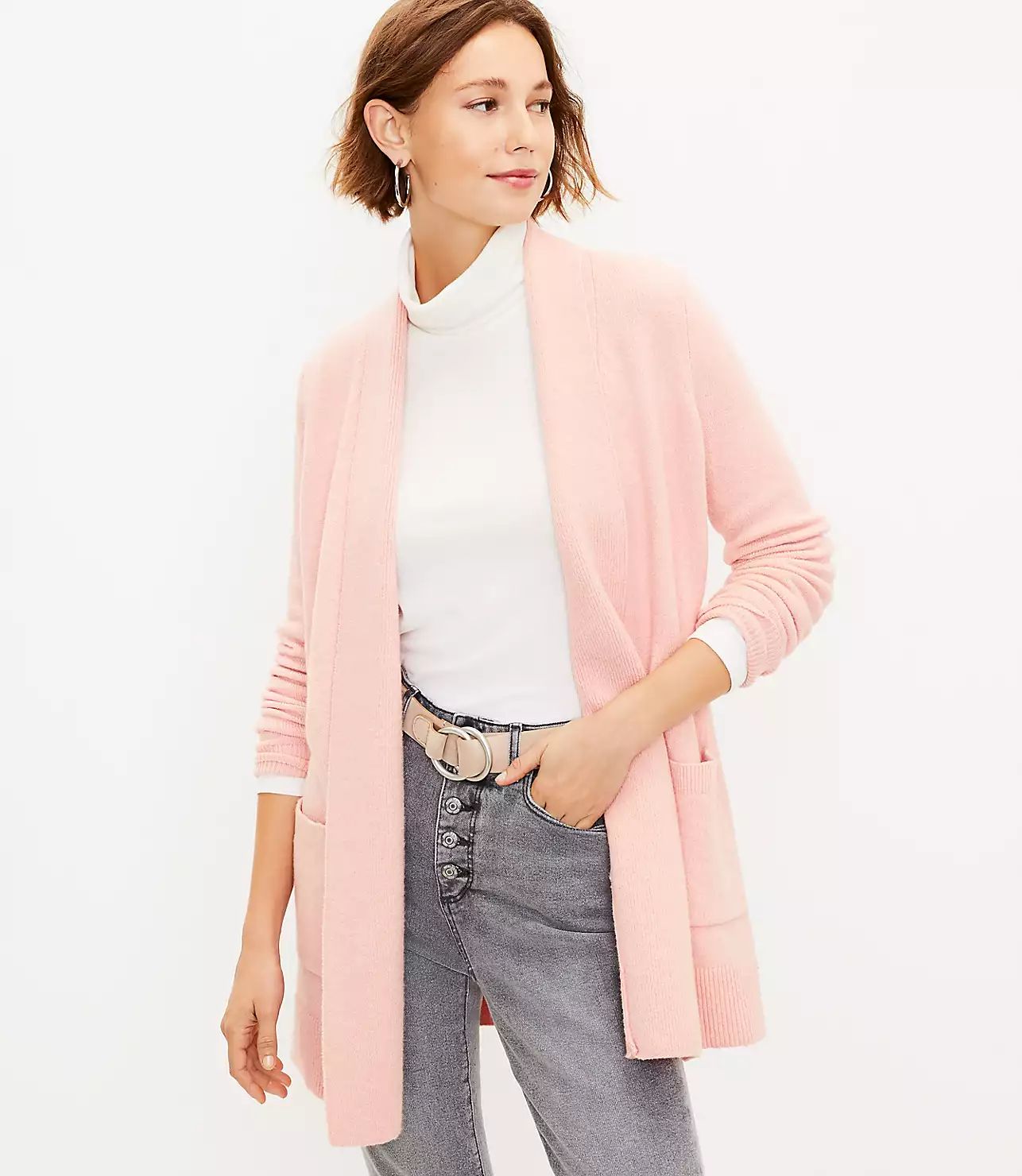 Pocket Open Cardigan | LOFT