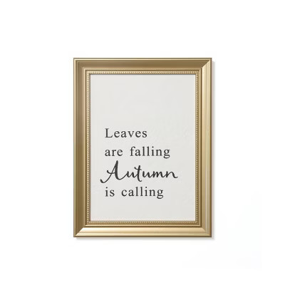 Autumn Frame Art with Gold Frame - Bullseye's Playground™ | Target
