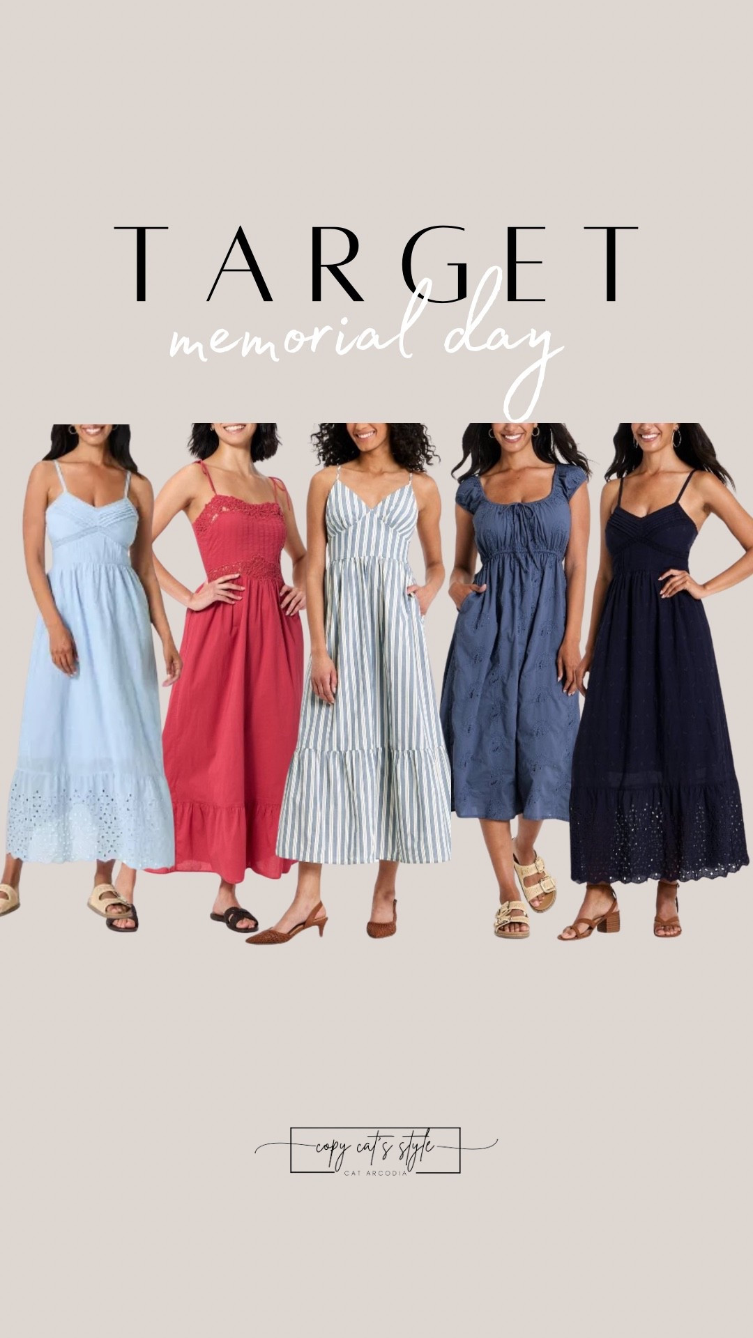 Target dresses perfect for summer holidays. Memorial Day dresses. Red, white and blue. I

#LTKMidsize #LTKPetite #LTKPlusSize