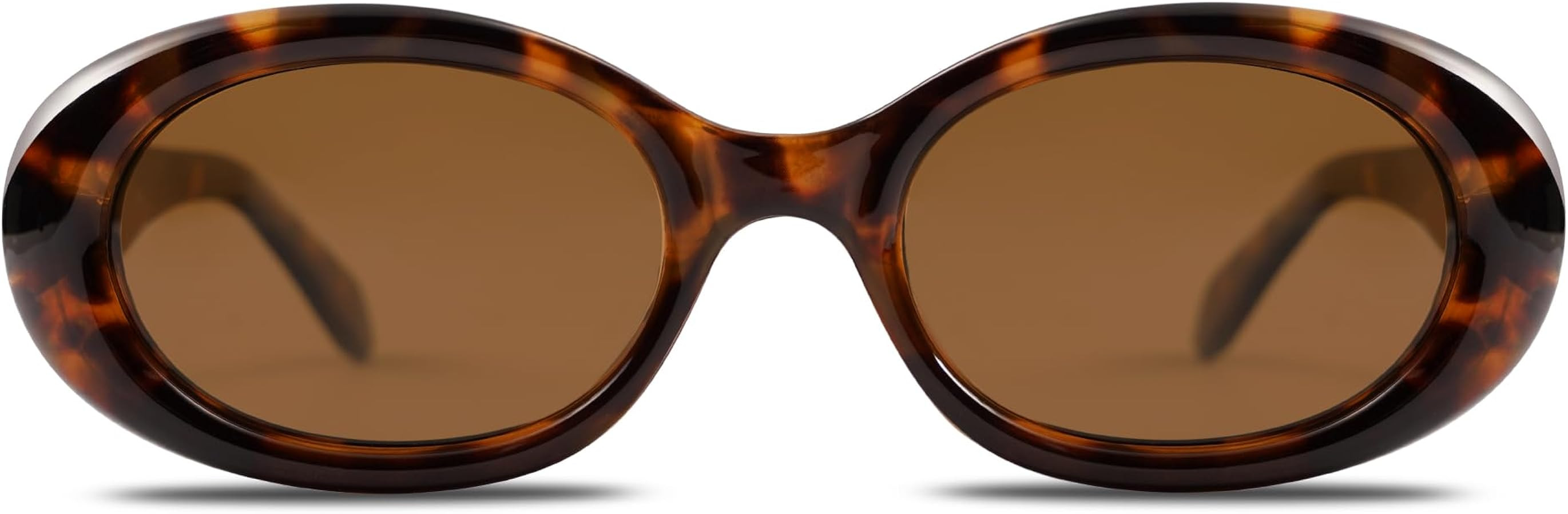 SOJOS Small Retro Oval Polarized Sunglasses for Women Men 90s Vintage UV400 Protection SJ2286 | Amazon (US)