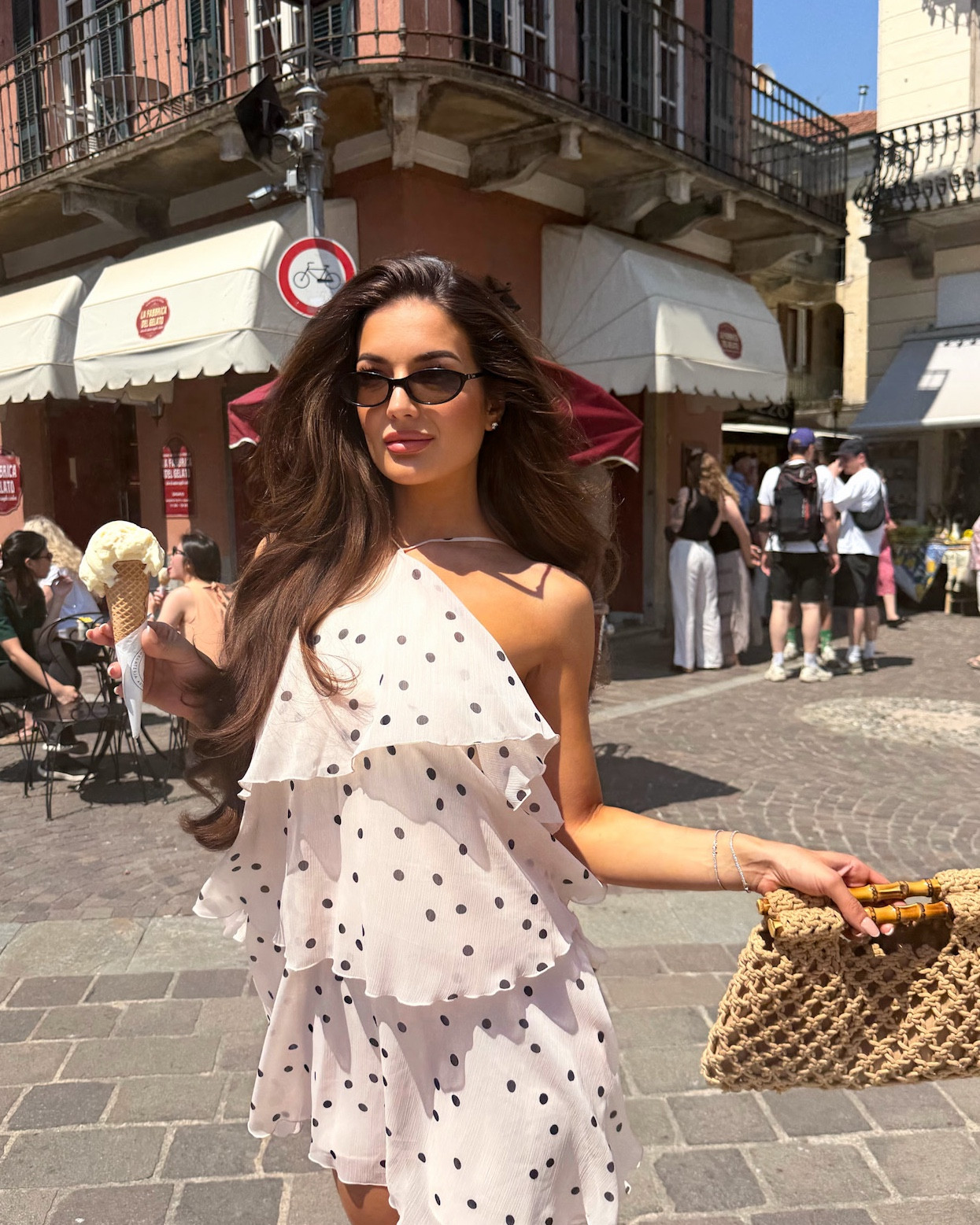 polka dots in italy🤍🍦