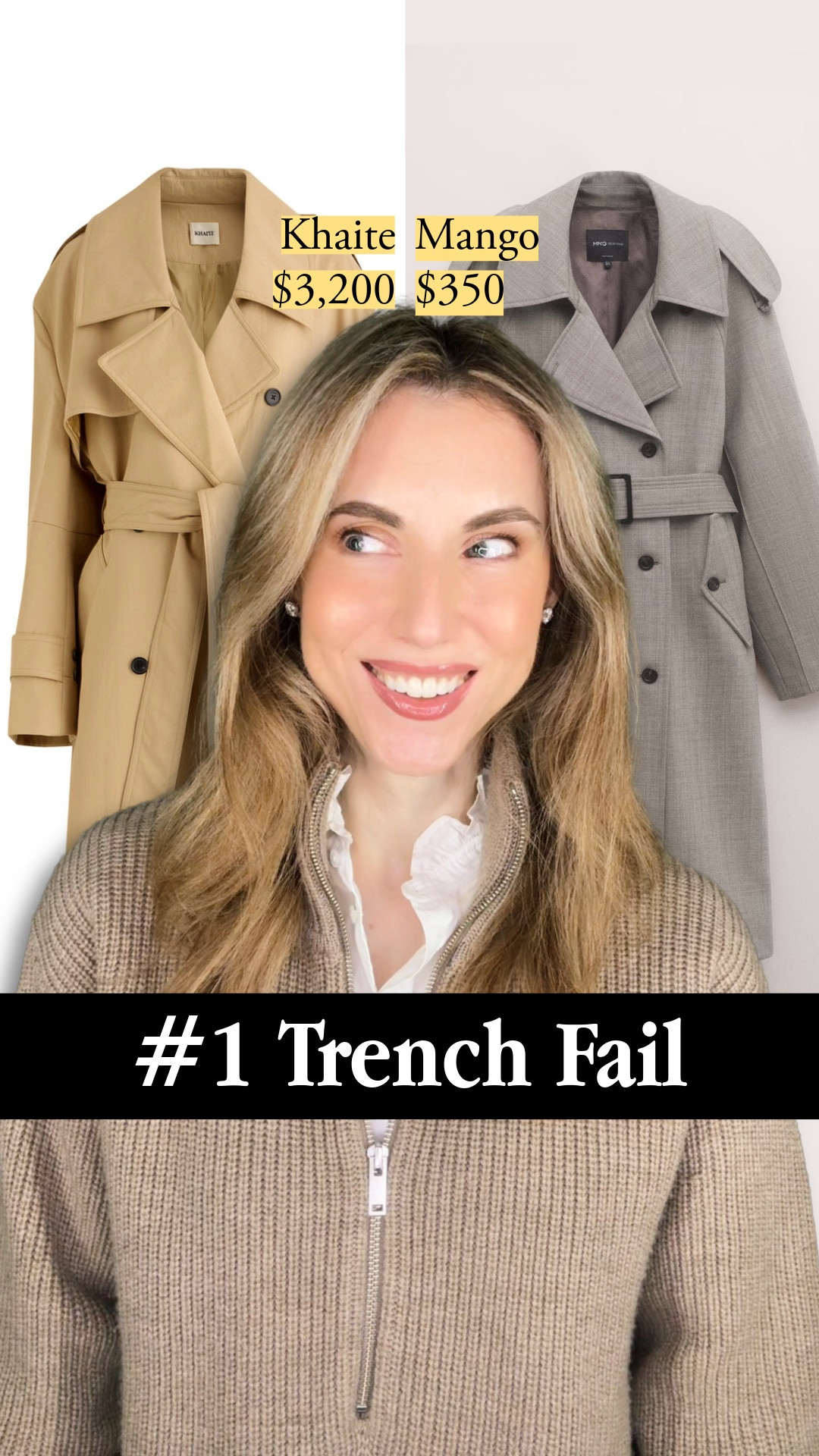Great trench coats that understand gun flap placement - the detail that seals the button closure from rain. Look for the flap on your LEFT shoulder (women's coats button right-over-left), or skip it entirely.

#LTKootd