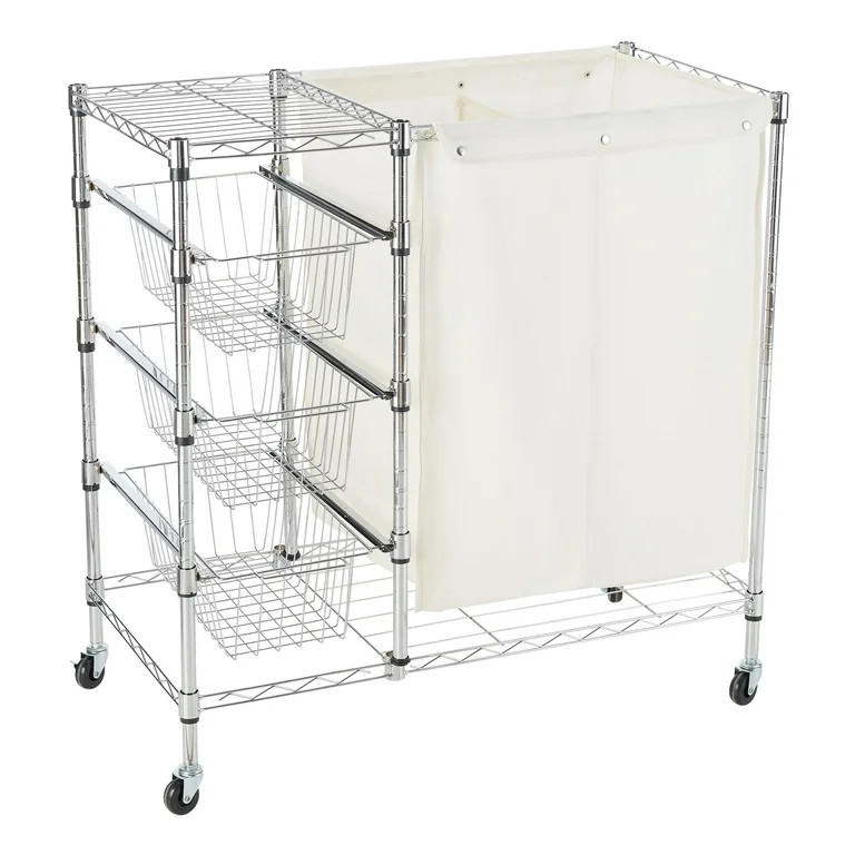 Better Homes & Gardens Hamper & Storage Cart, 18" x 35" | Walmart (US)