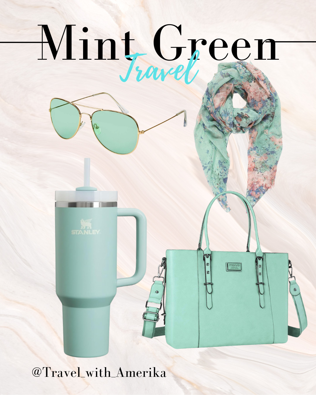 Mint Green Summer Travel

#springbreak #summervacation #travel #mintgreen #stanley #vacay #vacation 

 #LTKActive #LTKFindsUnder100 #LTKTravel