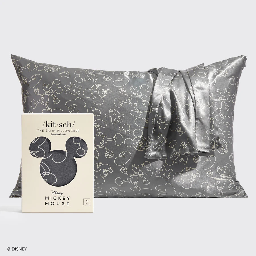 Kitsch x Mickey and Minnie Satin Pillowcase in Mickey Magic | Kitsch