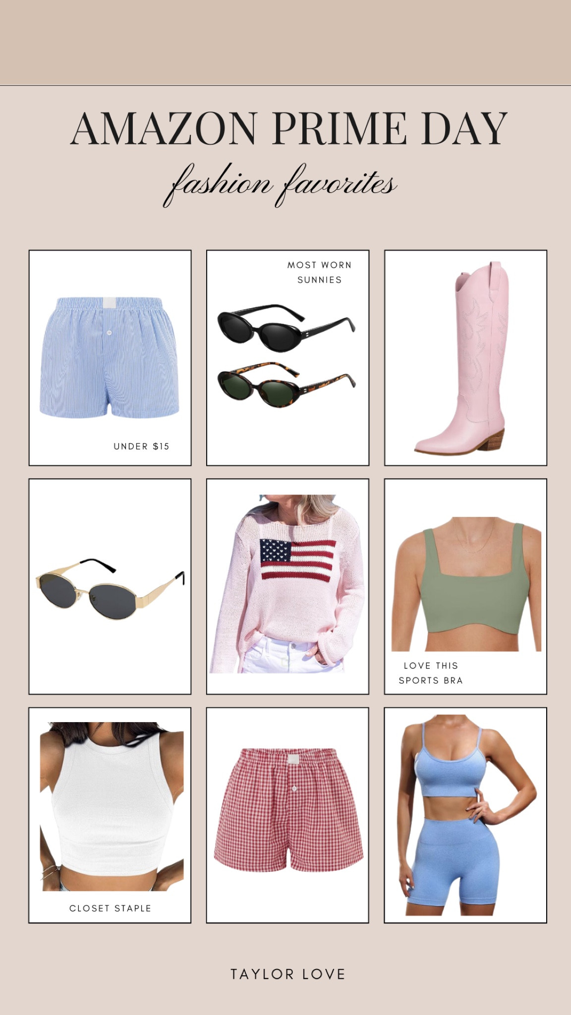 Amazon Prime Day Fashion Favorites

Boots, Boxer Shorts, Amazon Finds, Prime Day, Casual Outfit, Sunglasses 

#LTKStyleTip #LTKSummerSales #LTKSaleAlert