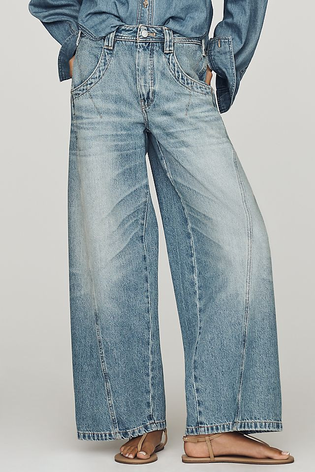 Kenny High Rise Tapered Barrel Leg Jeans | Anthropologie (US)