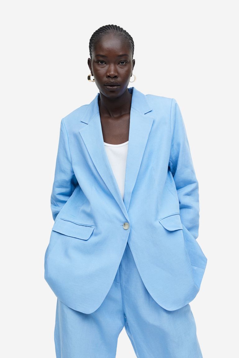 Linen-blend Jacket | H&M (US + CA)