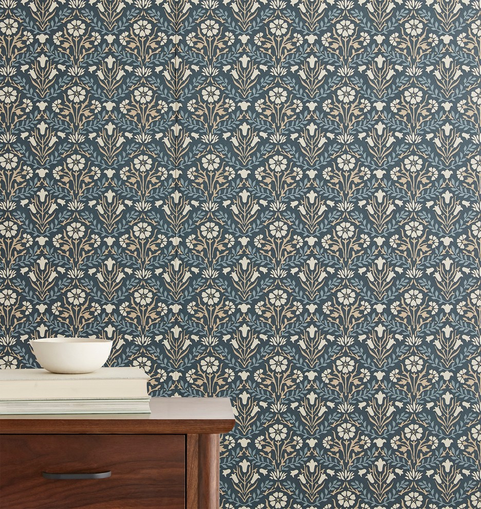 Bellflowers Morris & Co Wallpaper
 | Rejuvenation | Rejuvenation
