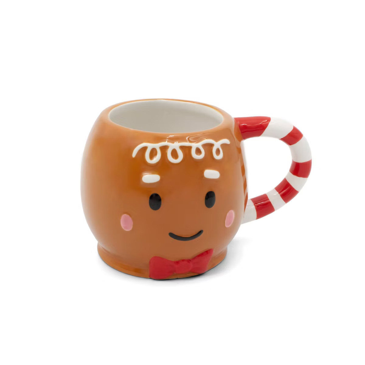 13oz Kids' Ceramic Mug Gingerbread Man Light Brown - Bullseye's Playground™ | Target