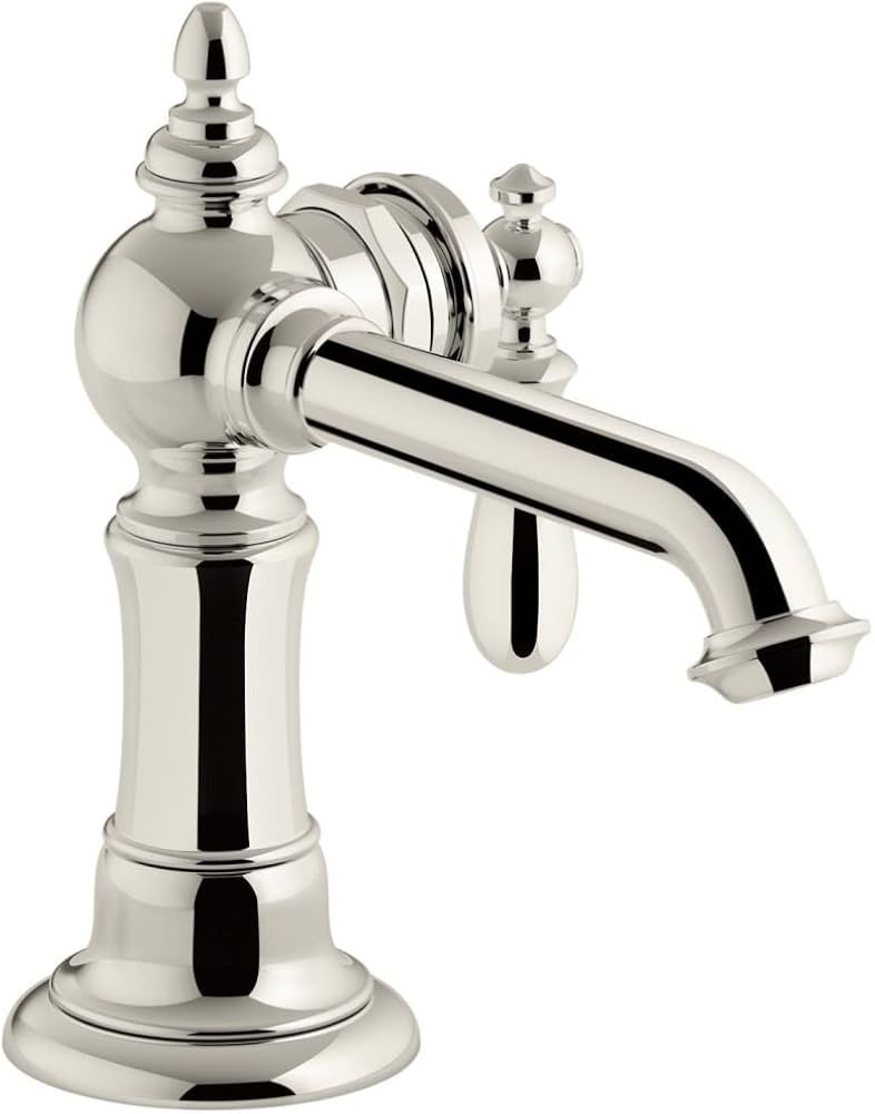 KOHLER K-72762-9M-SN Artifacts Single-handle bathroom sink faucet, Vibrant Polished Nickel, 2.25 | Amazon (US)