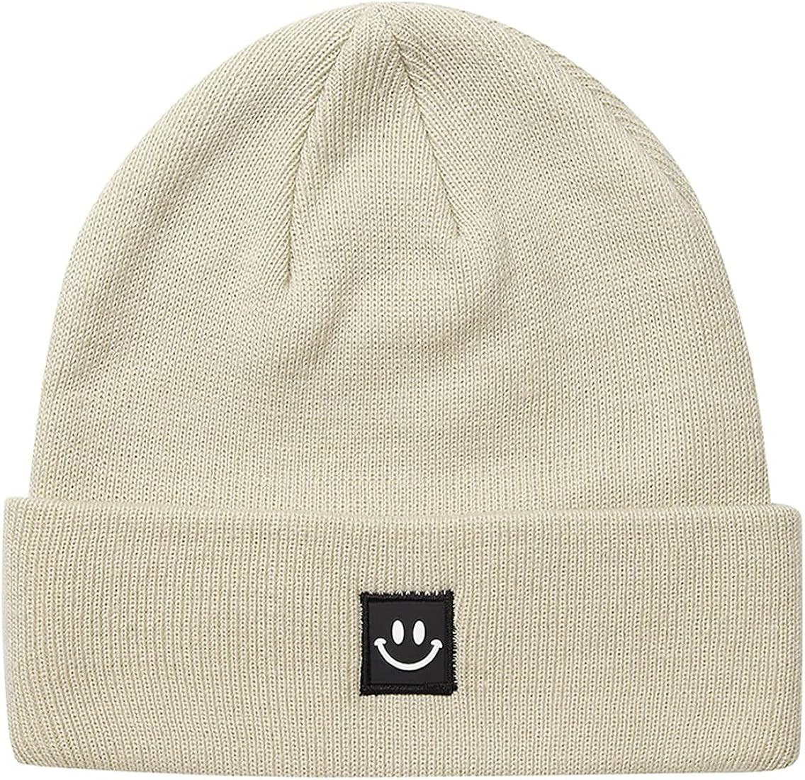 MaxNova Knit Beanie Hat with Smile Face for Men/Women | Amazon (US)