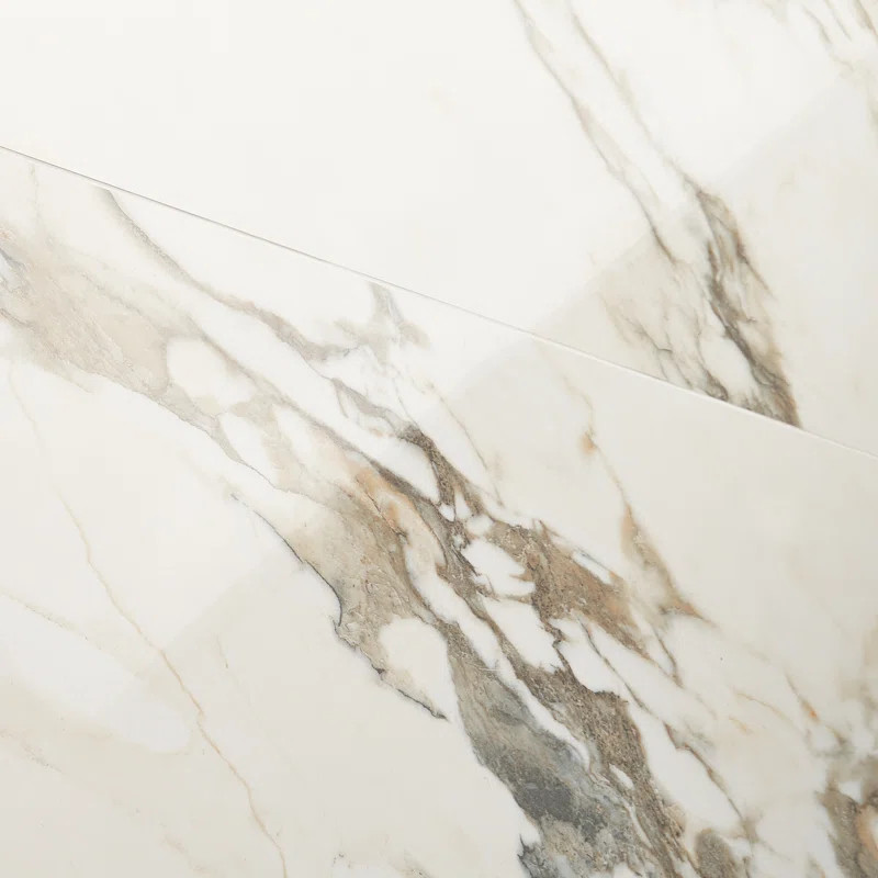 Saroshi 24" x 47" Polished Marble Look Porcelain Floor and Wall Tile (15.5 Sq. Ft. / Case) | Wayfair North America