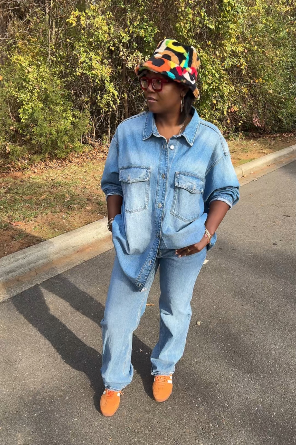 Denim on Denim outfit