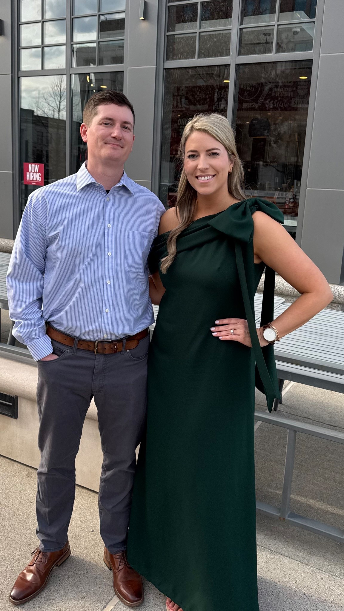 Love this off the shoulder dress with the big bow detail 🎀

#LTKStyleTip #LTKWedding #LTKSaleAlert