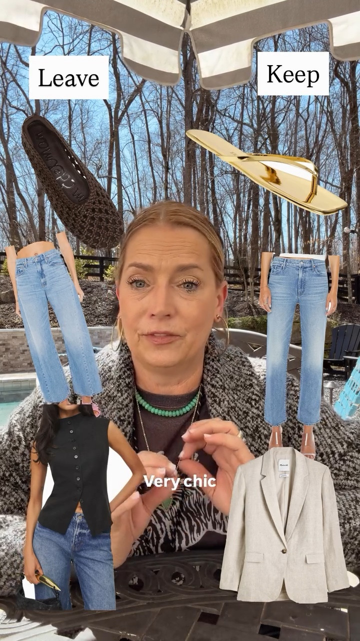 6 Spring Trends: Take It or Leave It 
Do you agree or disagree? Let me know!

#modernmidlifecool #takeitorleaveittrends #midlifetrendreport #showupinyour50s