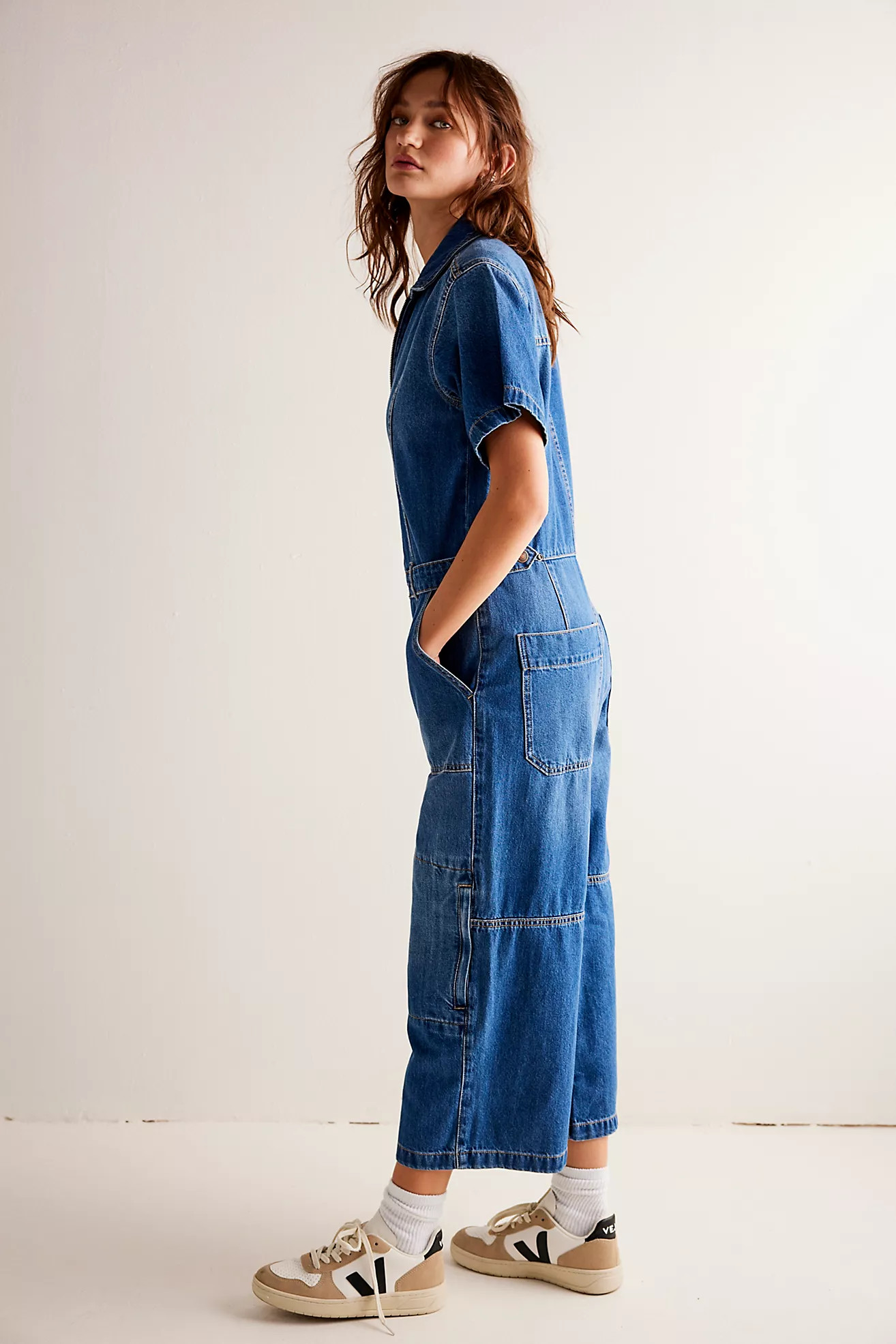 We The Free On The Run Cropped Coverall | Free People (Global - UK&FR Excluded)