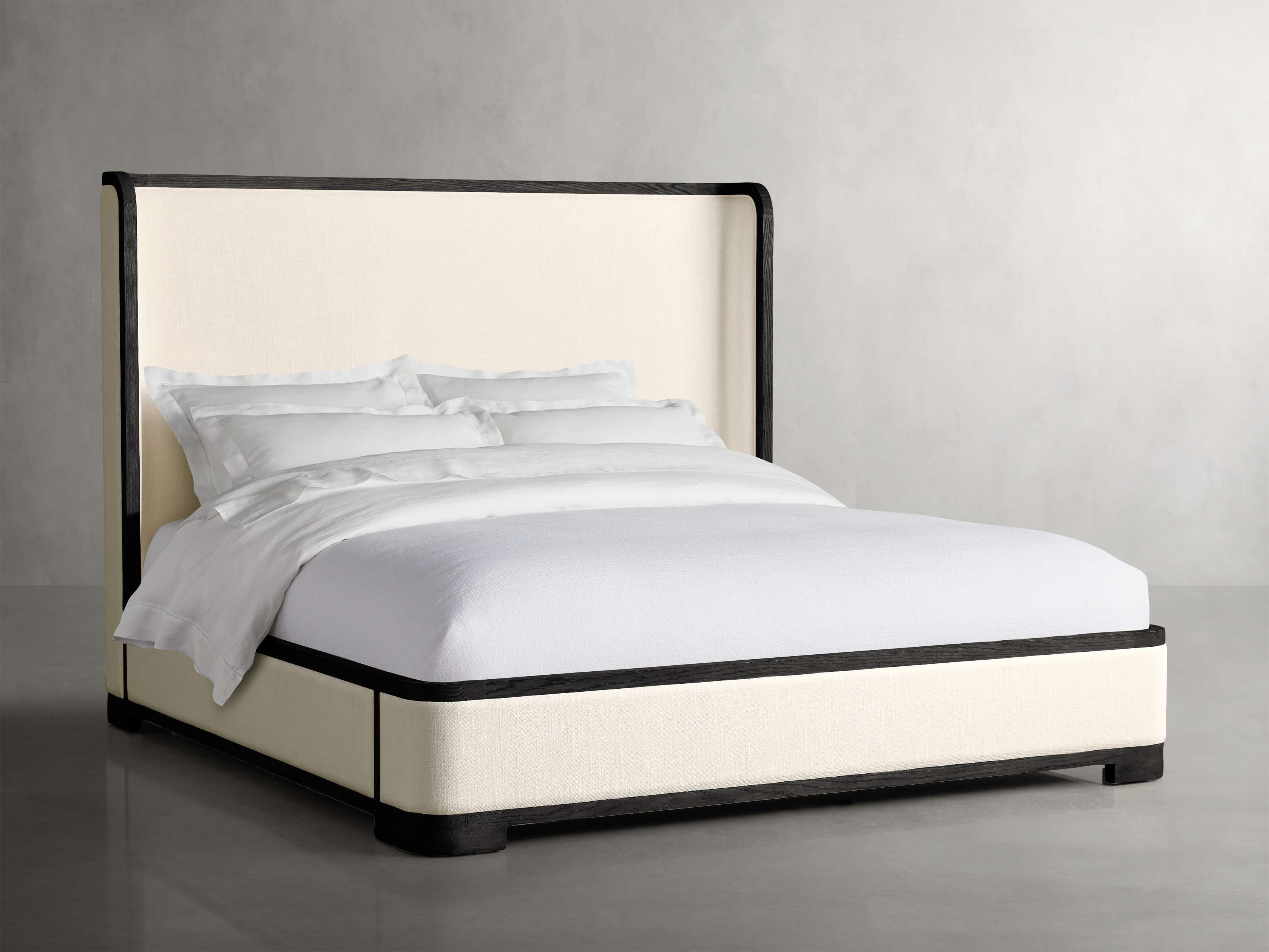 Darien Curved Shelter Bed with Low Footboard | Arhaus